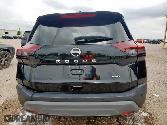 2023 Nissan Rogue S with VIN 5N1BT3AB2PC895402, listed as a Copart auction lot 59087185 with 44,567 mi miles and Non repairable. Bid and sale history available at DreamBid. Image 6.