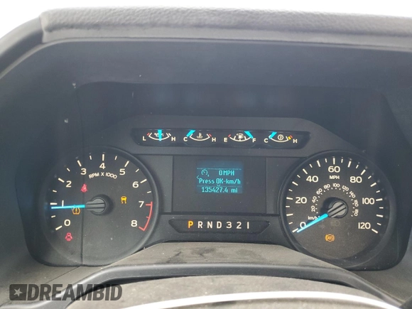 2015 Ford F-150 XL z VIN 1FTMF1C82FKD70998, wystawiony jako Copart lot #56181135 z przebiegiem 135 427 mil mil oraz Szkoda całkowita • Salvage title. Historia ofert i sprzedaży dostępna na DreamBid. Obrazek 9.