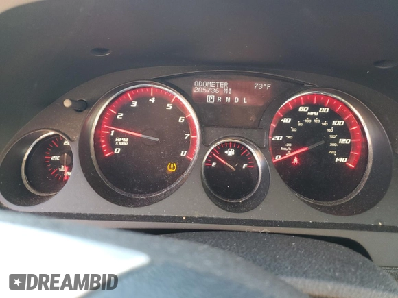 2009 GMC Acadia SLE1 with VIN 1GKEV13D39J149672, listed as a Copart auction lot 77355924 with 205,736 mi miles and Salvage Title. Bid and sale history available at carsss.com. Image 9.