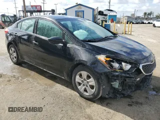 2016 Kia Forte LX with VIN KNAFK4A60G5619769, listed as a Copart auction lot 51306345 with 69,031 mi miles and Salvage Title. Bid and sale history available at carsss.com. Image 4.