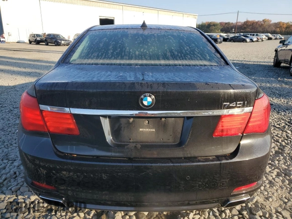 2011 BMW 7 Series 740i with VIN WBAKA4C50BC613111, listed as a Copart auction lot 78597934 with 103,778 mi miles and Salvage Title. Bid and sale history available at carsss.com. Image 6.