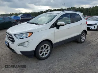 2018 Ford EcoSport SE z VIN MAJ3P1TE6JC196716, wystawiony jako Copart lot #55340705 z przebiegiem 56 963 mil mil oraz Szkody całkowita. Historia ofert i sprzedaży dostępna na DreamBid. Obrazek 1.