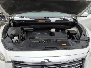 2013 Infiniti JX35 with VIN 5N1AL0MM5DC317507, listed as a Copart auction lot 45091675 with 116,861 mi miles and Salvage Title. Bid and sale history available at DreamBid. Image 12.