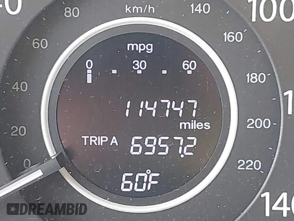 2015 Honda CR-V EX-L with VIN 2HKRM3H71FH557008, listed as a IAAI auction lot 41870926 with 114,747 mi miles. Bid and sale history available at carsss.com. Image 15.