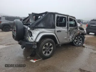 2018 Jeep Wrangler Unlimited Sahara z VIN 1C4HJXEN7JW181741, wystawiony jako Copart lot #74131294 z przebiegiem Nie podano mil oraz Nie do naprawy • Non repairable. Historia ofert i sprzedaży dostępna na DreamBid. Obrazek 3.