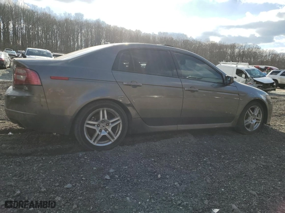 2008 Acura TL with VIN 19UUA66208A053718, listed as a Copart auction lot 50017135 with 137,017 mi miles and Salvage Title. Bid and sale history available at carsss.com. Image 3.