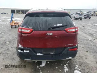 2017 Jeep Cherokee Limited with VIN 1C4PJLDS8HW549463, listed as a Copart auction lot 45791105 with 74,662 mi miles and Salvage Title. Bid and sale history available at carsss.com. Image 6.