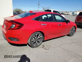 2020 Honda Civic Sedan Touring with VIN 2HGFC1F98LH683113, listed as a Copart auction lot 80106424 with 37,590 mi miles and Salvage Title. Bid and sale history available at carsss.com. Image 3.