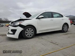 2022 Kia Rio S with VIN 3KPA24AD3NE481660, listed as a Copart auction lot 48053765 with 31,501 mi miles and Salvage Title. Bid and sale history available at carsss.com. Image 1.