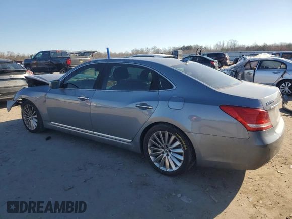 2014 Hyundai Equus Ultimate z VIN KMHGH4JH9EU084219, wystawiony jako Copart lot #45185775 z przebiegiem 89 885 mil mil oraz Szkoda całkowita • Salvage title. Historia ofert i sprzedaży dostępna na DreamBid. Obrazek 2.