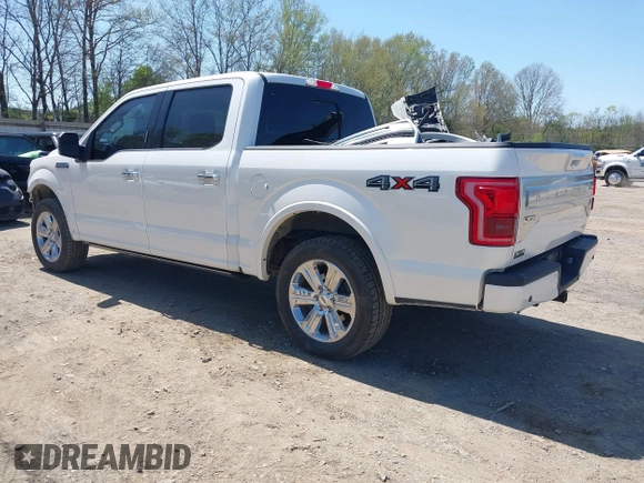 2015 Ford F-150 XLT with VIN 1FTEW1EF2FFB38104, listed as a IAAI auction lot 41983756 with 114,315 mi miles. Bid and sale history available at carsss.com. Image 3.