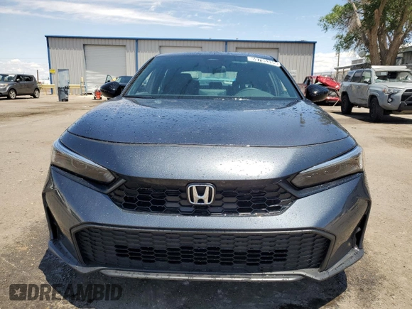 2025 Honda Civic Sport with VIN 2HGFE2F54SH597339, listed as a Copart auction lot 59795335 with 228 mi miles and Clean title. Bid and sale history available at DreamBid. Image 5.