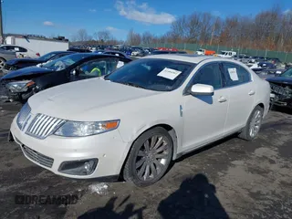 2010 Lincoln MKS w/EcoBoost with VIN 1LNHL9FT8AG609454, listed as a IAAI auction lot 41404502 with 42,154 mi miles. Bid and sale history available at carsss.com. Image 2.