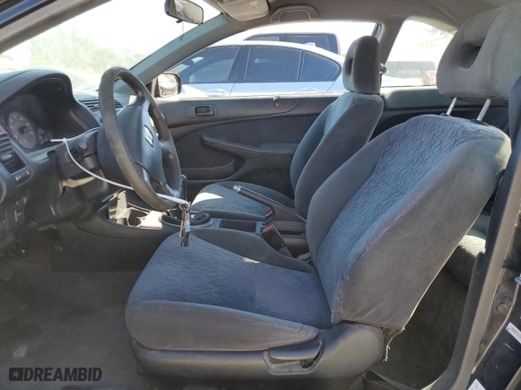 2002 Honda Civic LX with VIN 1HGEM215X2L014359, listed as a Copart auction lot 87721895 with 212,358 mi miles and Salvage Title. Bid and sale history available at carsss.com. Image 7.