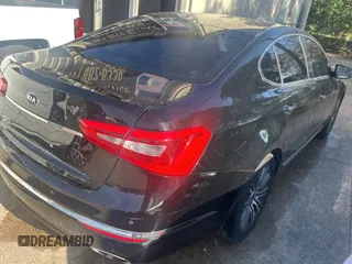 2015 Kia Cadenza Premium with VIN KNALN4D78F5169611, listed as a Copart auction lot 80753424 with 102,146 mi miles and Clean Title. Bid and sale history available at carsss.com. Image 4.