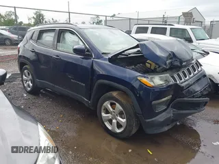 2018 Jeep Compass Latitude with VIN 3C4NJDBB9JT480133, listed as a IAAI auction lot 42308119 with 97,238 mi miles and . Bid and sale history available at DreamBid. Image 1.