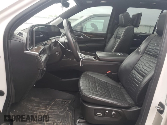 2021 Cadillac Escalade Sport Platinum with VIN 1GYS3GKLXMR378824, listed as a Copart auction lot 55270325 with 77,986 mi miles and Clean title. Bid and sale history available at DreamBid. Image 7.