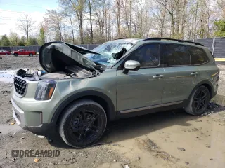 2023 Kia Telluride EX X-Line z VIN 5XYP3DGC9PG337381, wystawiony jako Copart lot #52011685 z przebiegiem 32 685 mil mil oraz Szkoda całkowita • Salvage title. Historia ofert i sprzedaży dostępna na DreamBid. Obrazek 1.