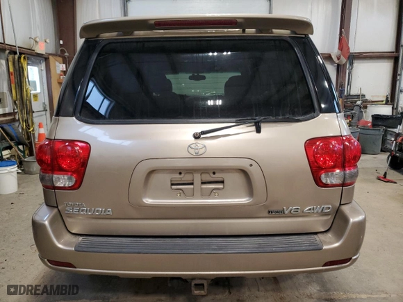 2006 Toyota Sequoia Limited with VIN 5TDBT48A96S259239, listed as a Copart auction lot 49304485 with 461,361 mi miles and Salvage Title. Bid and sale history available at carsss.com. Image 6.