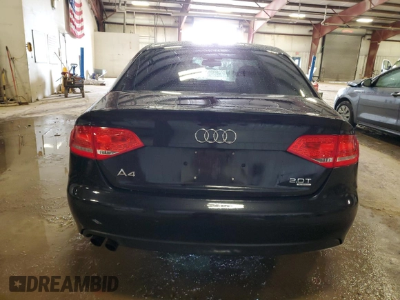 2011 Audi A4 2.0T Premium Plus with VIN WAUFFAFL2BN025274, listed as a Copart auction lot 49061735 with 172,622 mi miles and Clean Title. Bid and sale history available at carsss.com. Image 6.