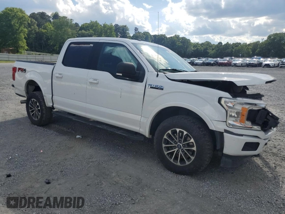 2018 Ford F-150 XL with VIN 1FTEW1EG7JFA64678, listed as a Copart auction lot 56411315 with 148,775 mi miles and Salvage title. Bid and sale history available at DreamBid. Image 4.
