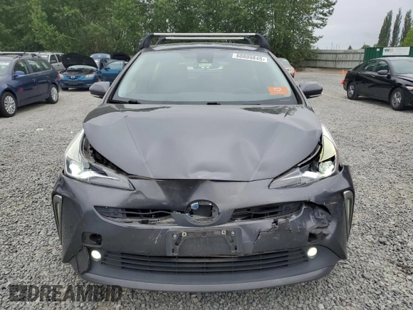 2020 Toyota Prius LE z VIN JTDL9RFU6L3021262, wystawiony jako Copart lot #60809845 z przebiegiem 83 870 mil mil oraz Szkoda całkowita • Salvage title. Historia ofert i sprzedaży dostępna na DreamBid. Obrazek 5.