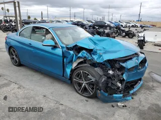 2018 BMW 4 Series 430i with VIN WBA4Z1C54JEC73435, listed as a Copart auction lot 48749835 with Not Provided miles and Salvage Title. Bid and sale history available at DreamBid. Image 4.