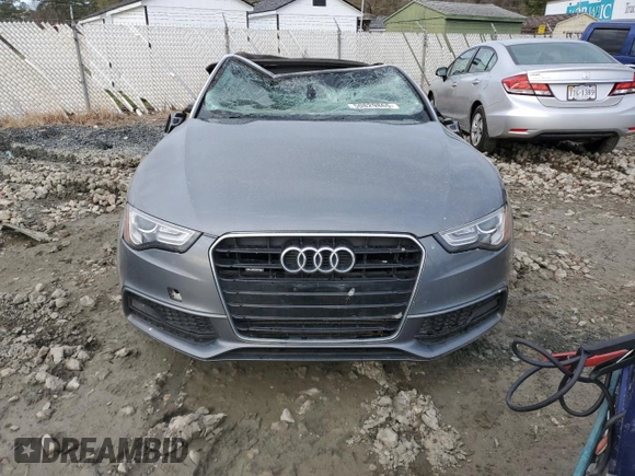 2016 Audi A5 Premium Plus with VIN WAUM2AFH4GN009521, listed as a Copart auction lot 50829865 with 111,379 mi miles and Salvage Title. Bid and sale history available at carsss.com. Image 5.