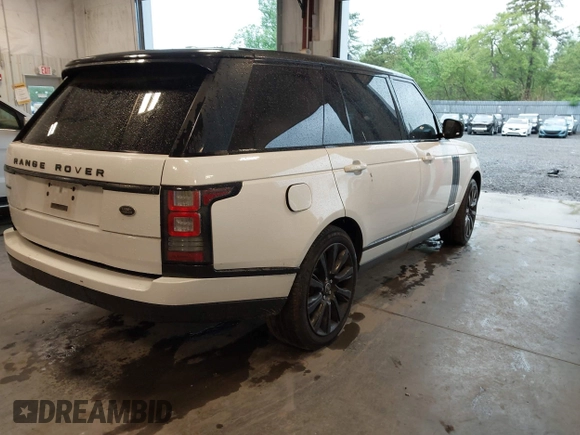 2015 Land Rover Range Rover Supercharged with VIN SALGS3TF2FA209794, listed as a IAAI auction lot 42231555 with 130,509 mi miles and . Bid and sale history available at DreamBid. Image 4.