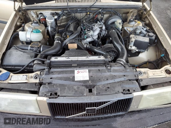 1991 Volvo 740 with VIN YV1FA8746M2513630, listed as a Copart auction lot 44464865 with 221,431 mi miles and Salvage Title. Bid and sale history available at carsss.com. Image 11.