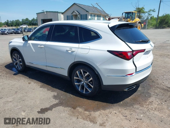 2022 Acura MDX Technology with VIN 5J8YE1H44NL035939, listed as a IAAI auction lot 42547724 with 45,642 mi miles and . Bid and sale history available at DreamBid. Image 3.