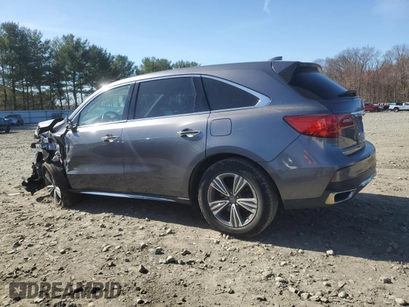 2019 Acura MDX with VIN 5J8YD4H37KL022304, listed as a Copart auction lot 49607715 with 104,168 mi miles and Salvage Title. Bid and sale history available at carsss.com. Image 2.