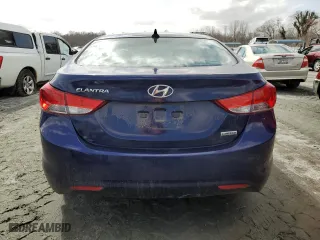 2013 Hyundai Elantra GLS with VIN 5NPDH4AE7DH288619, listed as a Copart auction lot 47264565 with 186,968 mi miles and Salvage Title. Bid and sale history available at carsss.com. Image 6.
