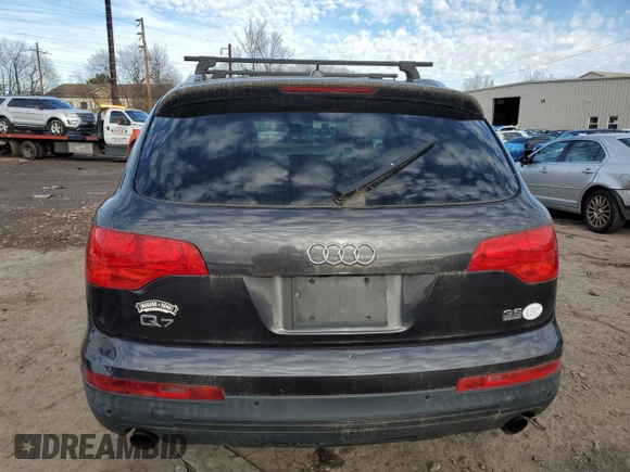 2009 Audi Q7 with VIN WA1AY74L29D009955, listed as a Copart auction lot 87280734 with 0 mi miles and Clean Title. Bid and sale history available at carsss.com. Image 6.