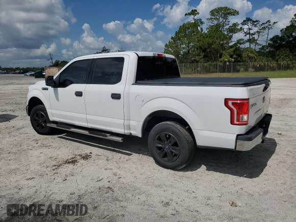 2016 Ford F-150 XL with VIN 1FTEW1CF8GKE97257, listed as a Copart auction lot 58475435 with 215,849 mi miles and Salvage title. Bid and sale history available at DreamBid. Image 2.