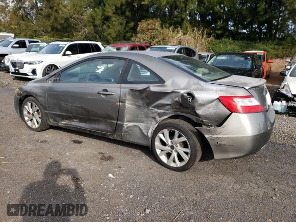 2008 Honda Civic Cpe LX with VIN 2HGFG12678H558787, listed as a Copart auction lot 48201295 with 109,555 mi miles and Salvage Title. Bid and sale history available at carsss.com. Image 2.