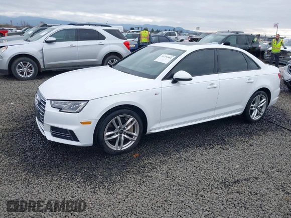 2017 Audi A4 Season of Audi Premium with VIN WAUDNAF48HN039739, listed as a IAAI auction lot 41744481 with 48,610 mi miles. Bid and sale history available at carsss.com. Image 17.