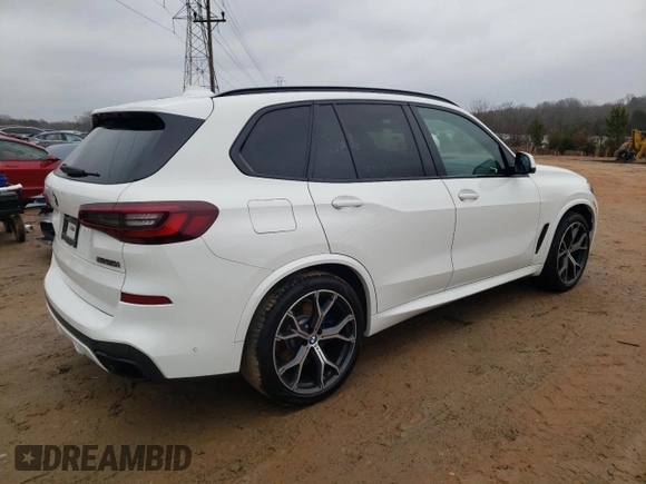 2020 BMW X5 M50i with VIN 5UXJU4C07L9C45133, listed as a Copart auction lot 39637053 with 42,646 mi miles. Bid and sale history available at carsss.com. Image 3.