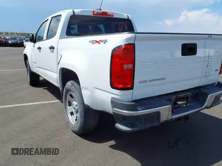 2022 Chevrolet Colorado 4WD Work Truck with VIN 1GCGTBEN7N1299512, listed as a IAAI auction lot 42720023 with 41,851 mi miles and . Bid and sale history available at DreamBid. Image 3.