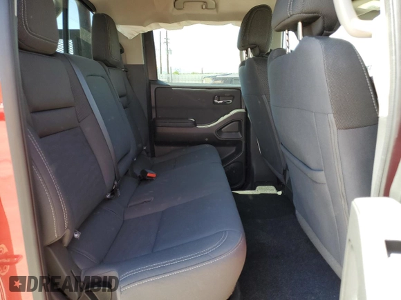 2024 Nissan Frontier S with VIN 1N6ED1EK9RN630171, listed as a Copart auction lot 57525205 with 13,874 mi miles and Salvage title. Bid and sale history available at DreamBid. Image 10.