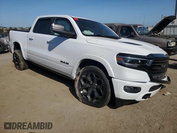 2022 Ram 1500 Limited with VIN 1C6SRFHT7NN175797, listed as a Copart auction lot 61062945 with 30,490 mi miles and Salvage title. Bid and sale history available at DreamBid. Image 4.