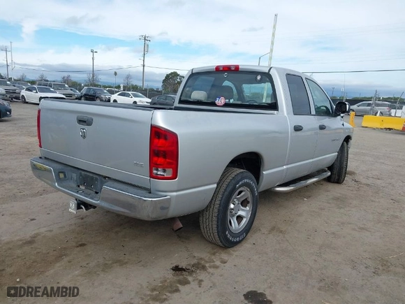2005 Dodge Ram 1500 SLT with VIN 1D7HA18N65J530633, listed as a IAAI auction lot 41645647 with 156,179 mi miles. Bid and sale history available at carsss.com. Image 4.
