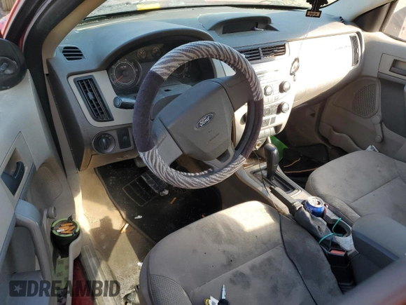 2008 Ford Focus S with VIN 1FAHP34N88W294512, listed as a Copart auction lot 74059944 with Not Provided miles and Salvage Title. Bid and sale history available at DreamBid. Image 8.