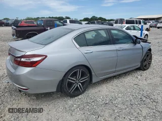 2016 Honda Accord Sport with VIN 1HGCR2F5XGA065526, listed as a Copart auction lot 58016535 with 79,328 mi miles and Salvage title. Bid and sale history available at DreamBid. Image 3.