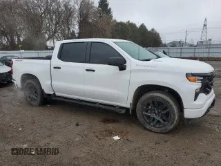 2024 Chevrolet Silverado 1500 Custom with VIN 1GCPDBEK0RZ388333, listed as a Copart auction lot 83615434 with 1,898 mi miles and Non Repairable. Bid and sale history available at DreamBid. Image 4.