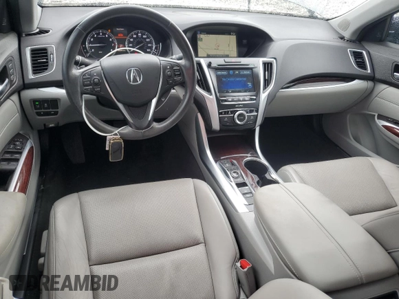 2015 Acura TLX Technology with VIN 19UUB2F50FA022336, listed as a Copart auction lot 63261685 with 86,465 mi miles and Salvage title. Bid and sale history available at DreamBid. Image 8.