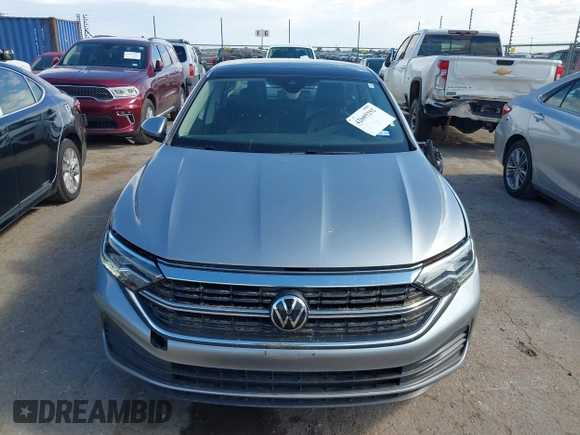 2024 Volkswagen Jetta SE with VIN 3VW7M7BU1RM002374, listed as a IAAI auction lot 42605292 with 46,844 mi miles and . Bid and sale history available at DreamBid. Image 12.