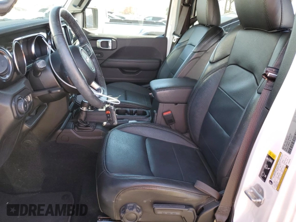 2022 Jeep Wrangler Unlimited Sahara Altitude with VIN 1C4HJXEG1NW235753, listed as a Copart auction lot 75942634 with 16,771 mi miles and Salvage title. Bid and sale history available at DreamBid. Image 7.
