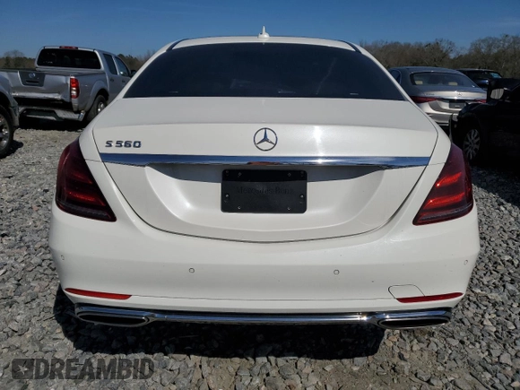 2020 Mercedes-Benz S 560 with VIN WDDUG8DB8LA512195, listed as a Copart auction lot 46340135 with 95,133 mi miles and Salvage Title. Bid and sale history available at DreamBid. Image 6.