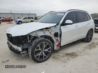 2024 BMW X5 xDrive50e with VIN 5UX43EU08R9S61979, listed as a Copart auction lot 46272895 with 8,303 mi miles and Salvage Title. Bid and sale history available at carsss.com. Image 1.